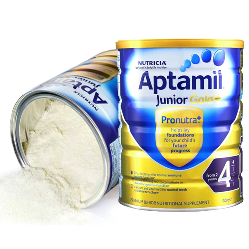 Aptamil loves his 4 pack 900g/ cans of infant formula milk powder.