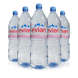 Evian French mineral water 