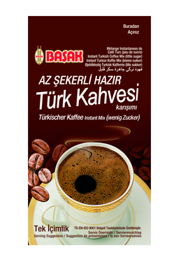 Instant Turkish Coffee (with a little sugar) 