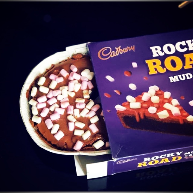Rocky Road Mud cake with Cadbury chocolate