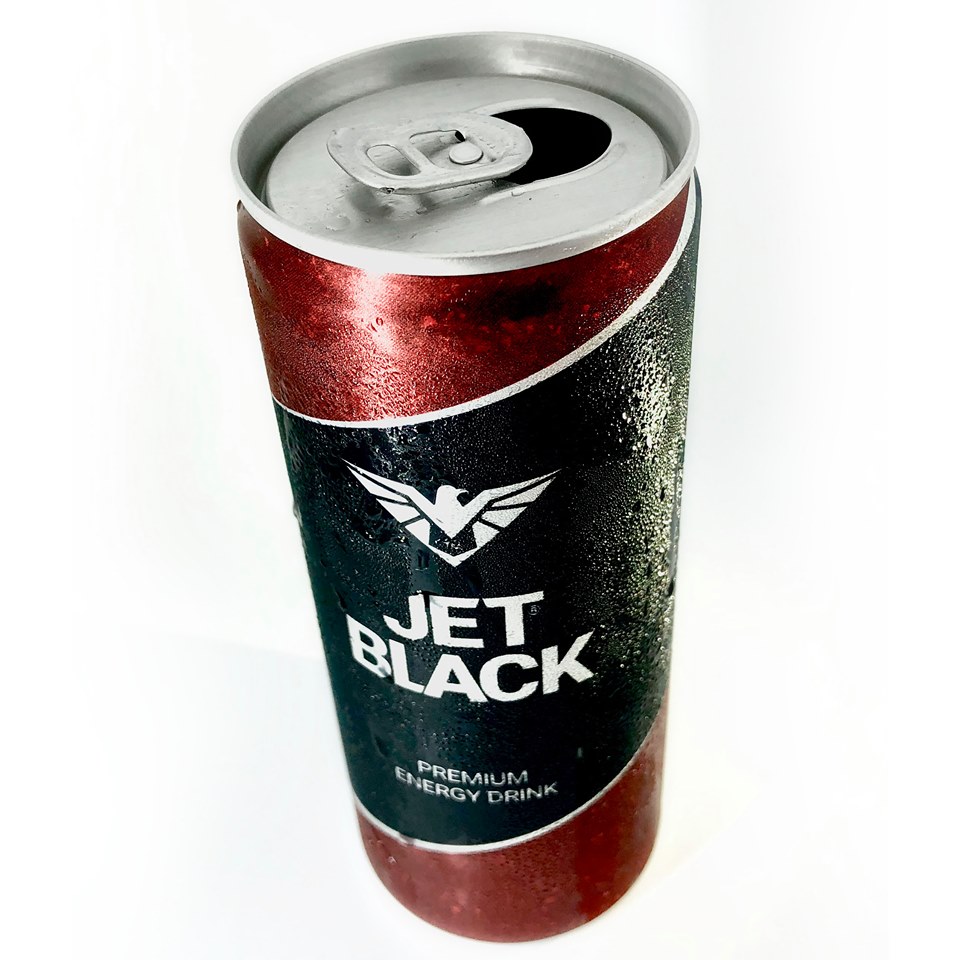 Supply JET BLACK Premium Energy Drink