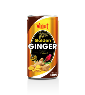 VINUT beverage Golden Ginger cans 180ml Fruit juice factory Ginger juice for Healthy 