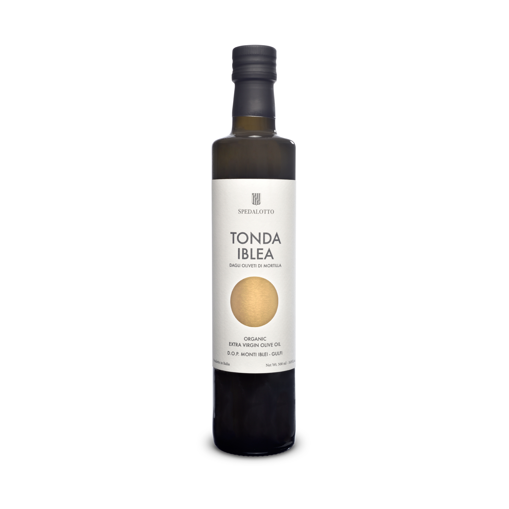 Spedalotto Tonda Iblea ; Organic Extra Virgin Olive Oil, premium product, estate produced and bottled