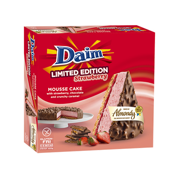 Mousse cake with Daim Strawberry