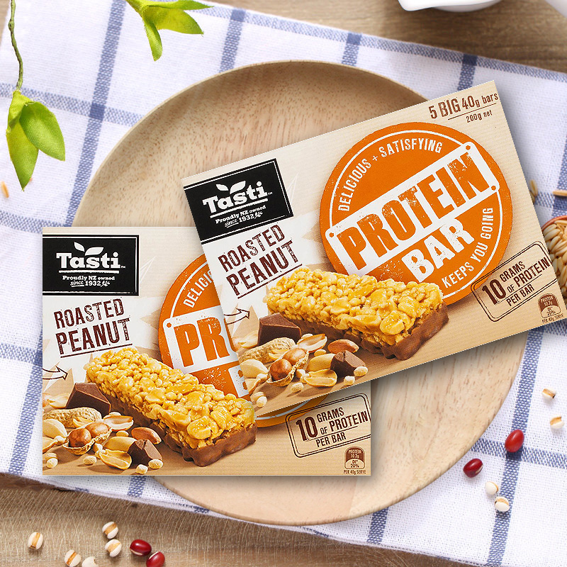 Tasti protein high protein energy bar baked peanuts 200g