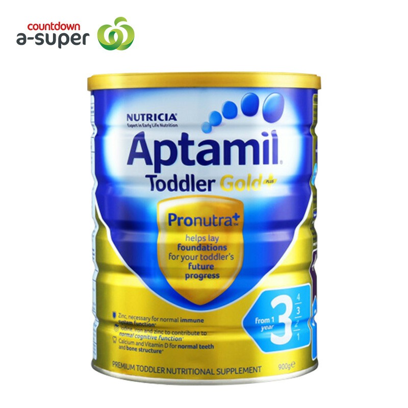 Aptamil loves his 3 pack 900g/ cans of infant formula milk powder.