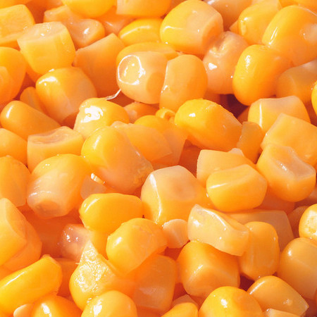 The frozen corn- corn kernels, frozen corn kernels, corn, vacuum packed