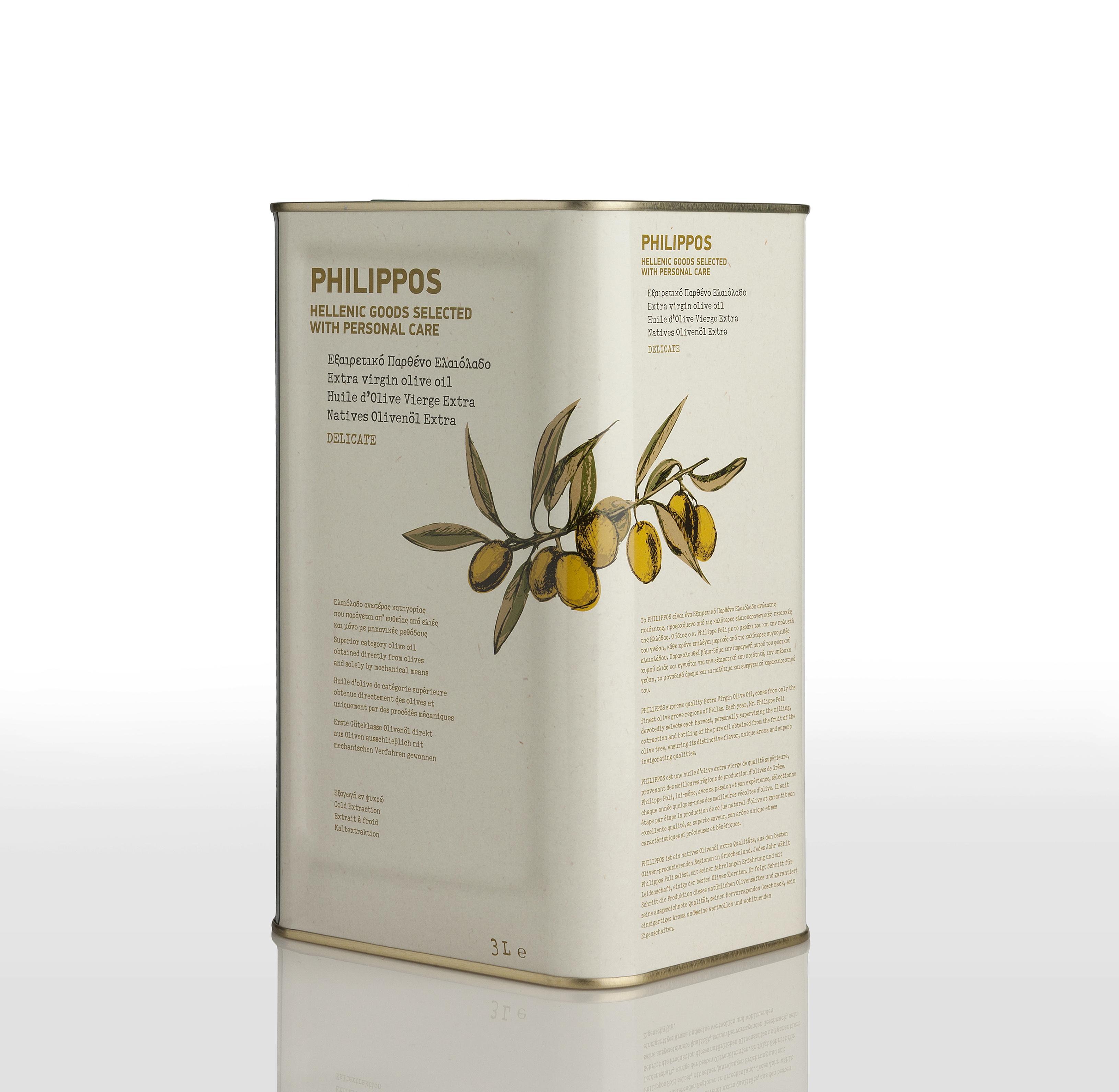 PHILIPPOS CLASSIC XL/PHILIPPOS DELICATE XL olive oil