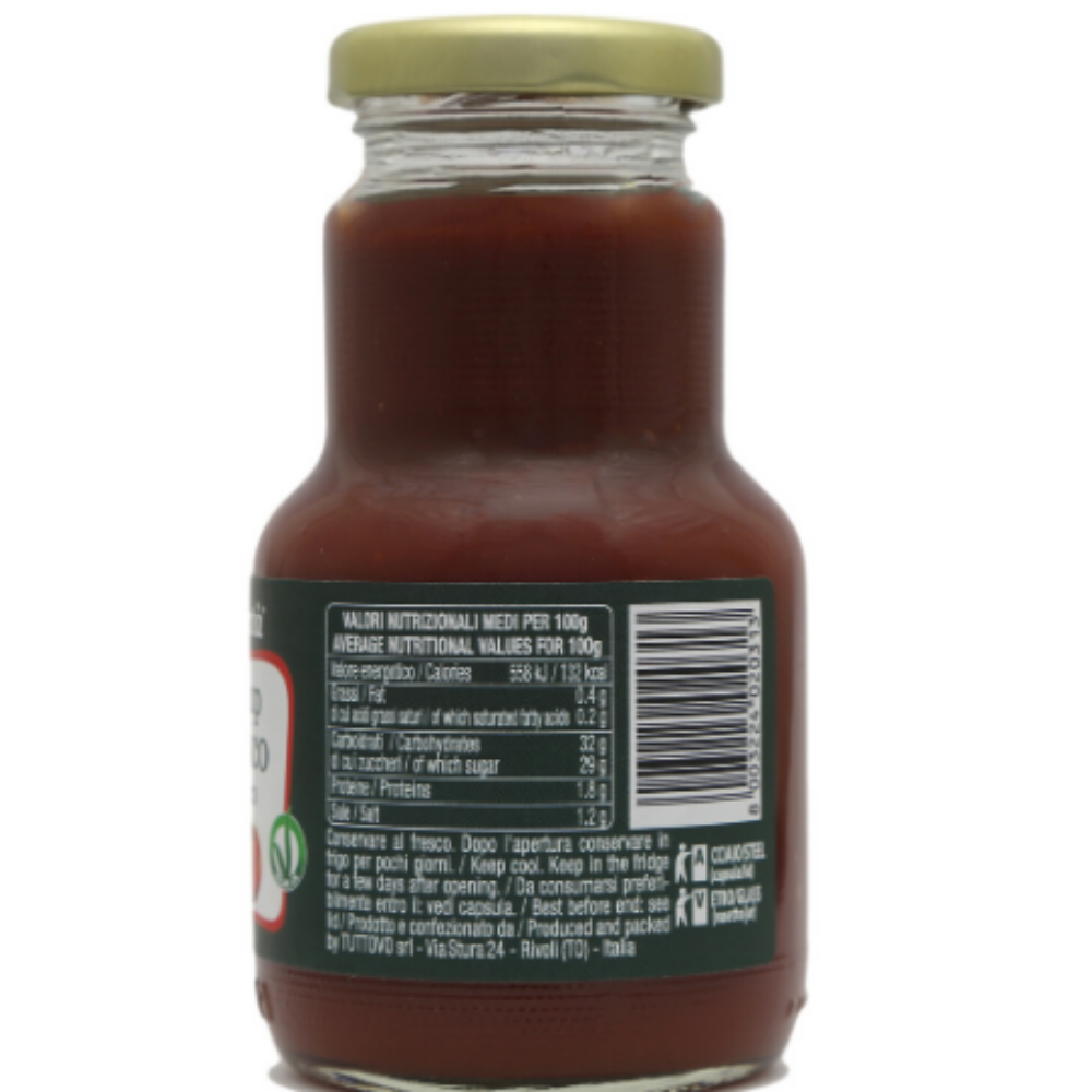 Classic Ketchup g 230 - Organic, Gluten free, condiment, Italy, TUTTOVO SRL