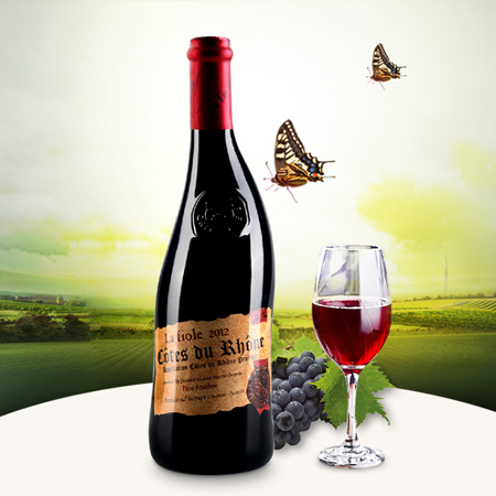 Supply imported red wine, French red wine, French crooked neck, dry red wine, Verona Valley rp89 points
