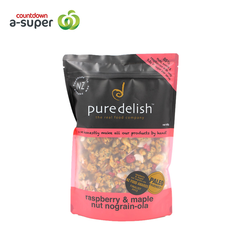 Pure Delish raspberry maple candy handmade pure cereal 400g