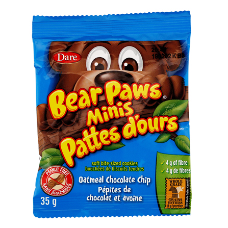 Brave bear chocolate oatmeal cookies