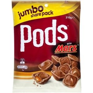Pods Mars Chocolate snack 150g