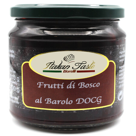 Syrup Fruit (Berries with Barolo DOCG wine/Peaches in 
