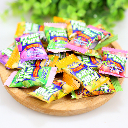 Supply imported fruit candy, milk candy, soft candy and other sweets, mixed fruit flavor packaging, fruit super soft candy