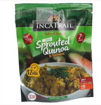 Sprouted Quinoa Turmeric flavoured Peruvian Cereal Products
