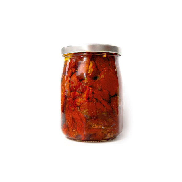 Vermiglio Red Sun Dried Tomatoes ready to eat Glass Jar