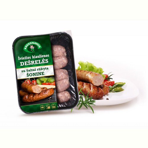 LINES Marinated pork side/GRILLED Marinated pork neck/Fresh pork sausages with cold smoked bacon 250g