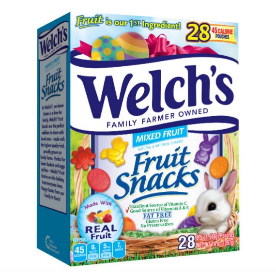 Welch’s Mixed Fruit Easter Fruit Snacks