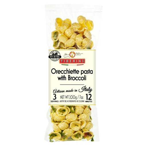ORECCHIETTE WITH BROCCOLI 200g, vegetable pasta, cereal, , Italy, TIBERINO
