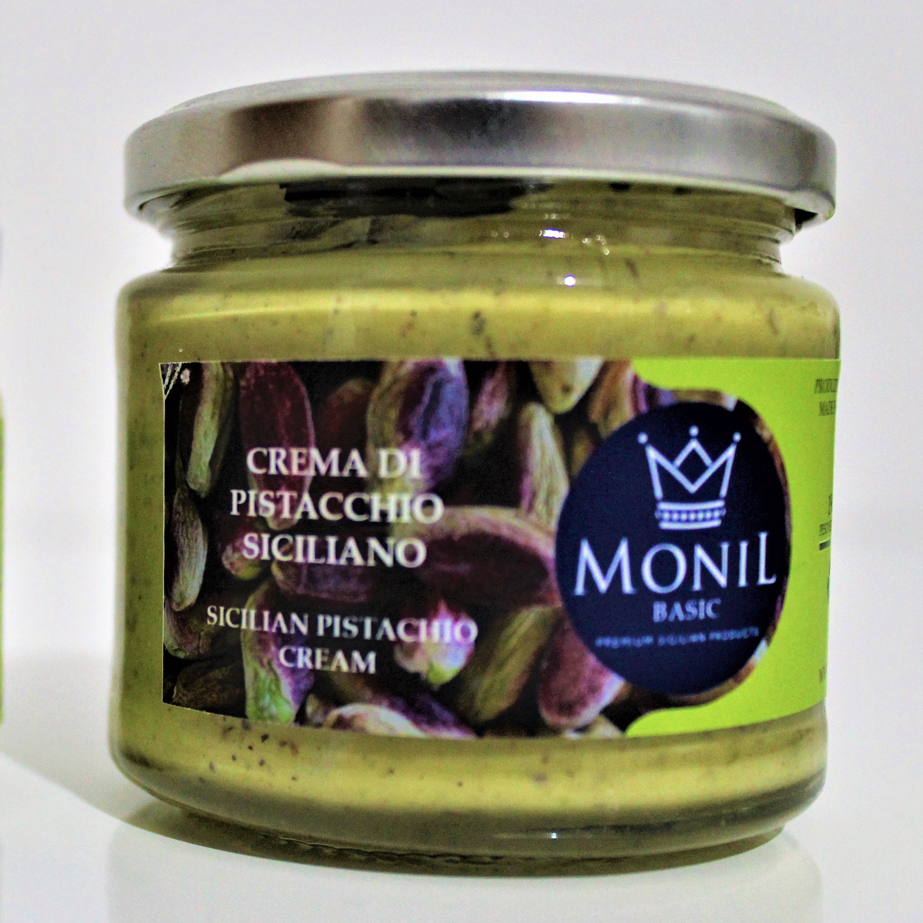Sicilian hazelnut cream MONIL Basic Sweet Spread condiment Italy