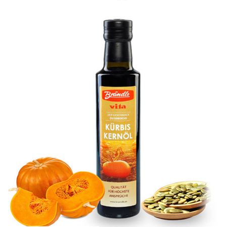 Imported edible oil, pumpkin seed oil, vegetable oil, Brandler, Germany