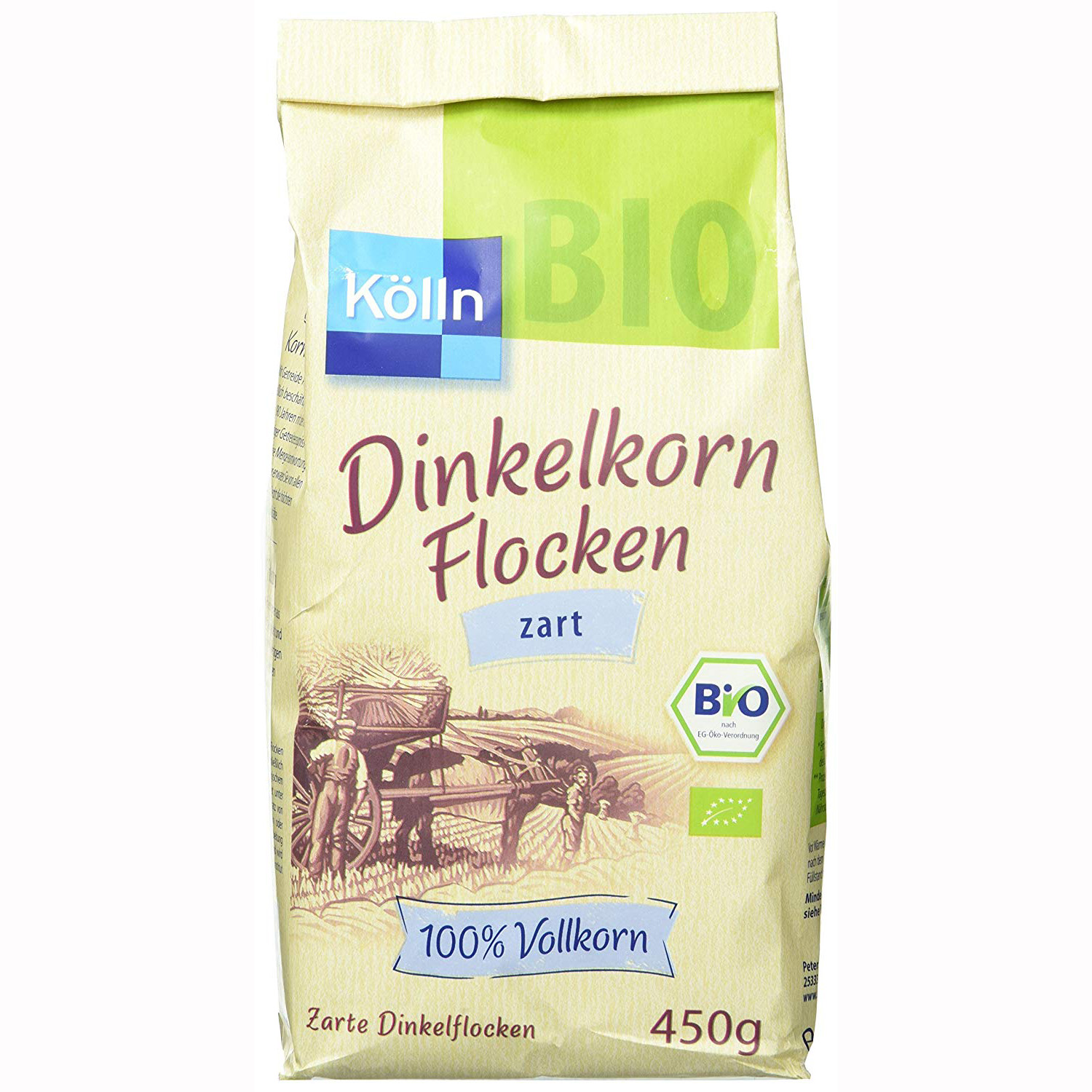Kölln organic spelt grain flakes tender Cereal Products