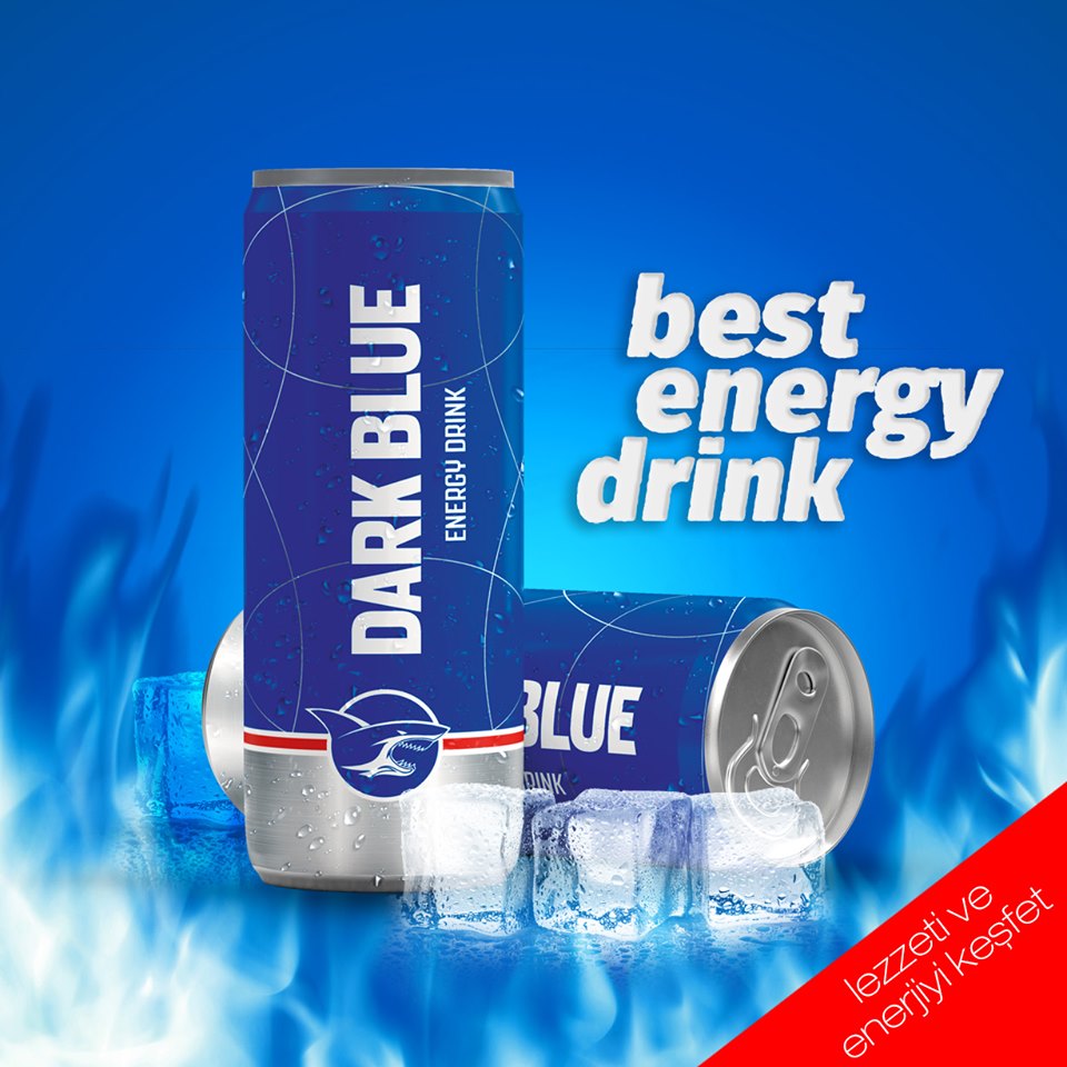Turkey Dark Blue Energy Drink Beverage 