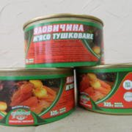 Stewed canned in jars WHOLESALE, imported canned food，Ukrainian food