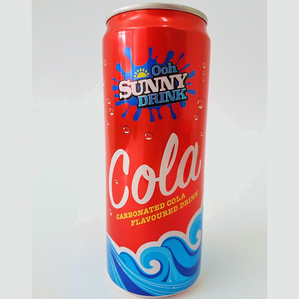 Ooh Sunny Carbonated Soft Drink  325ml - Cola Flavour