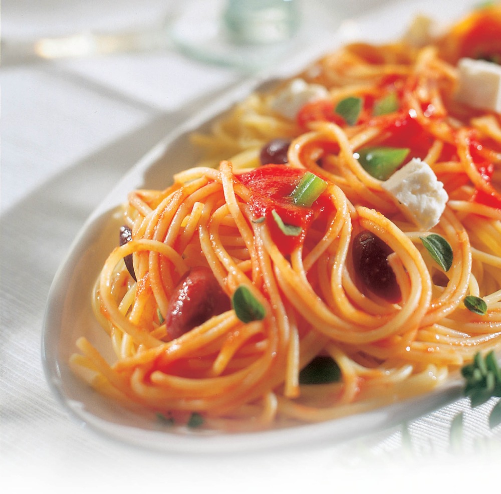 Melissa Spaghetti Long Pasta - Excellent Quality Grain Macaroni Food Product 