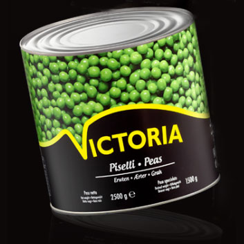 Supply Peas Victoria Tin 2500g.