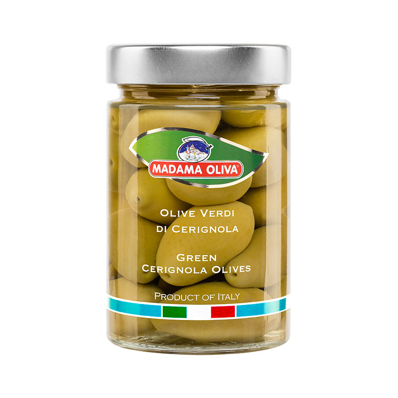 Green Cerignola Olives Italian Convenience Food Green Olives