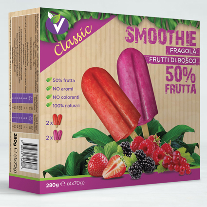 smoothie classic: strawberry italy Leisure food, ice cream, ice lolly