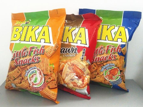 Malaysia's imported food Bika Crispy Shrimp with various flavors