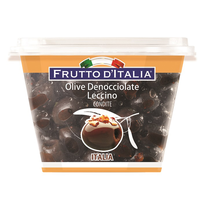 Black Pitted Leccino Olives Italian Convenience Food Seedless Olives