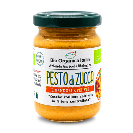 Organic Pumpkin Pesto Pumpkin Paste Glass Jar Condiment 140g