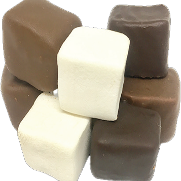 GOOD4YOU ORGANIC MARSHMALLOW covered with crunchy chocolate, Organic Candy, Italy snack/ dessert/Confectionary/ KONTAK SAS