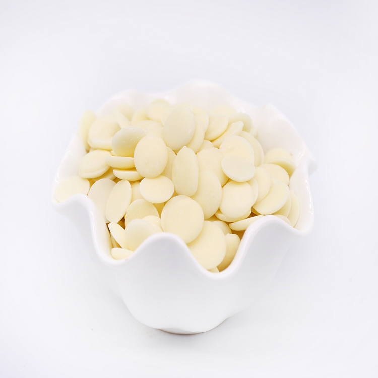 AFood  white Compound chocolate button