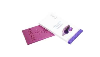 80 g Chocolate with with Purple Sweet Potato Tea Sweets Japanese Sweets 