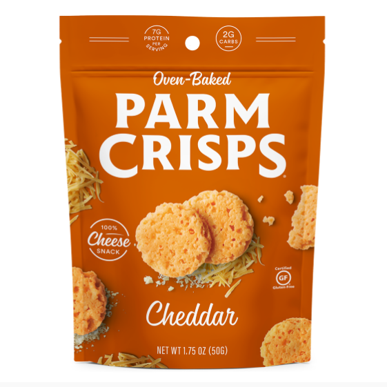 ParmCrisps Sour Cream & Onion, and Cheddar