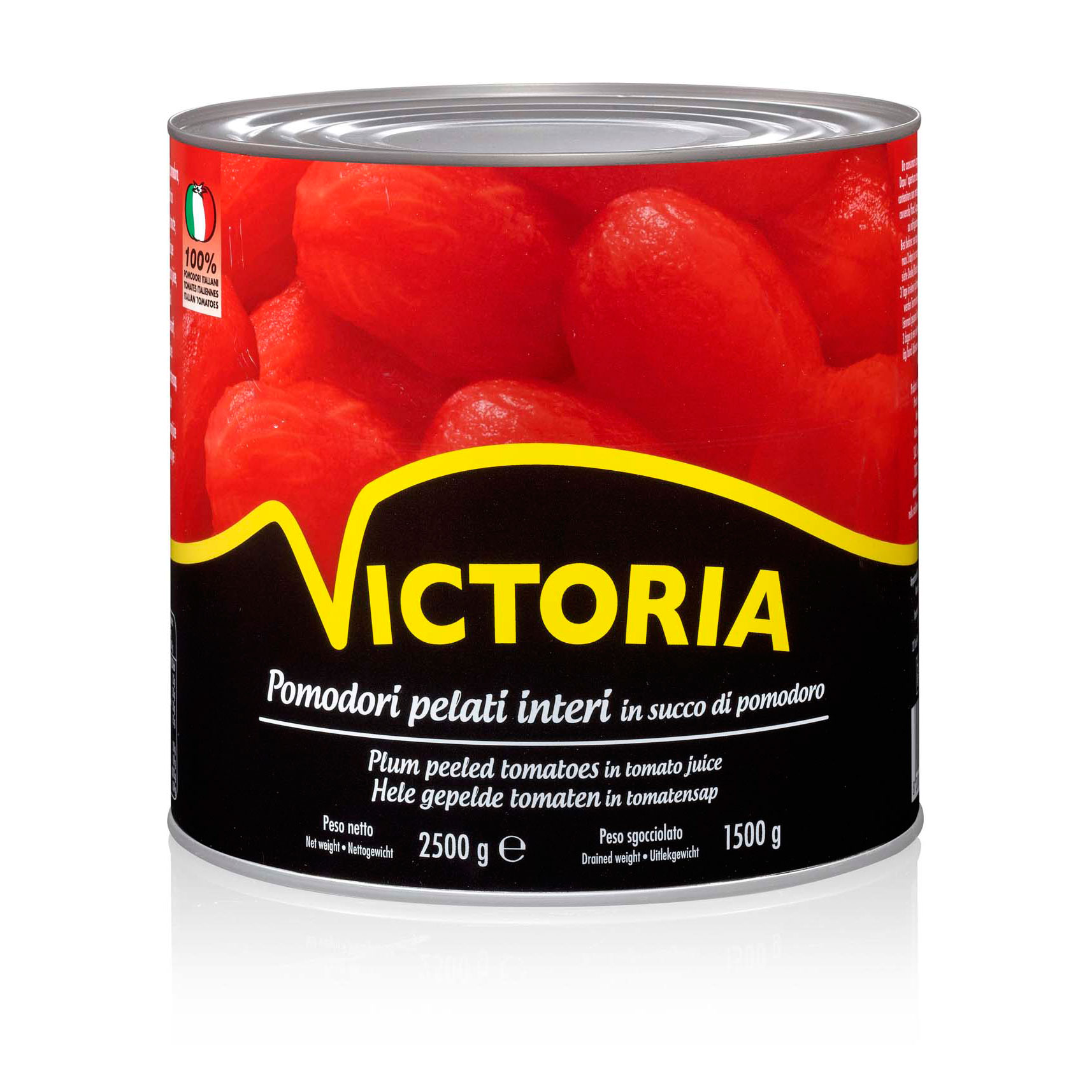 Plum Peeled Tomatoes Victoria Tin 2500g