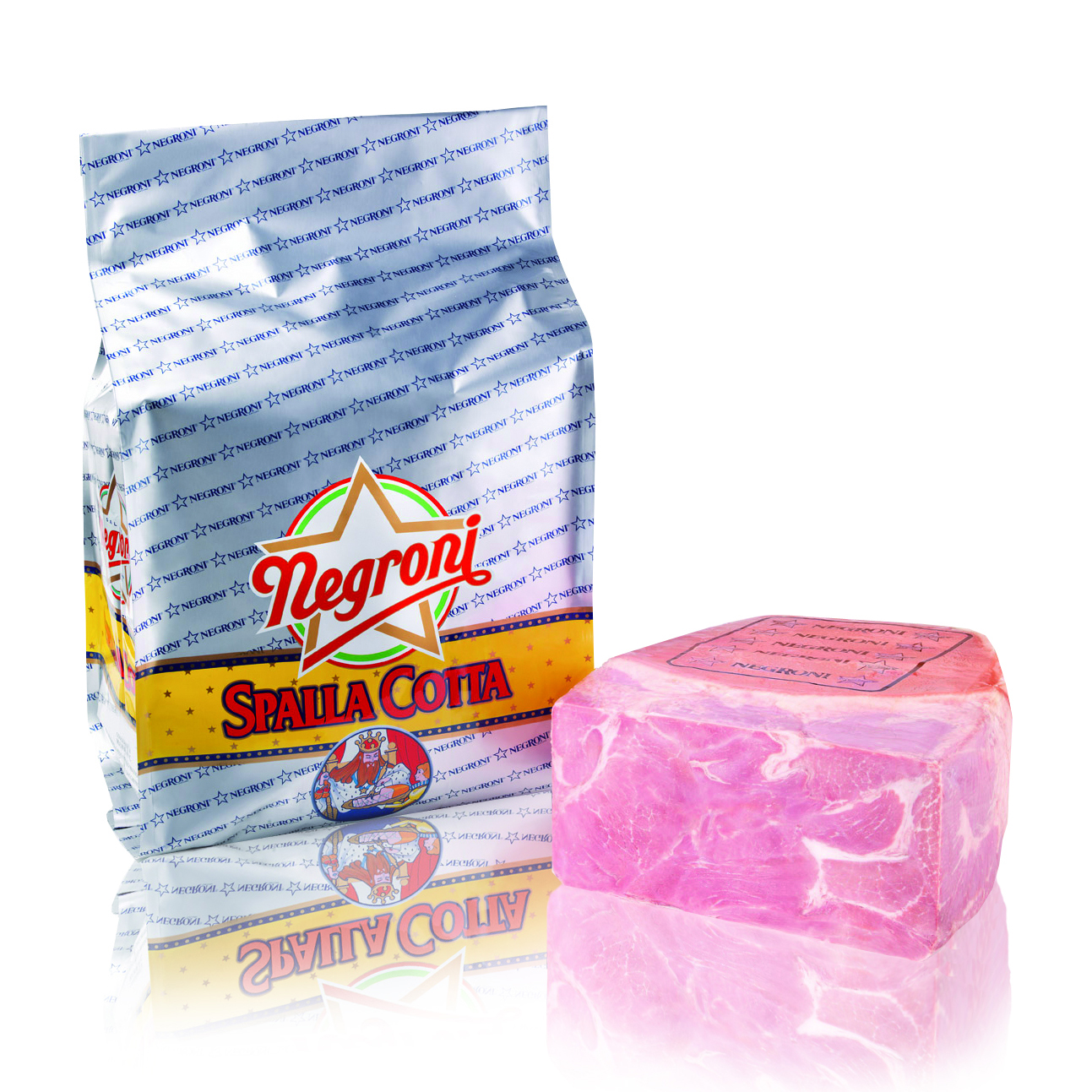 SPALLA COTTA Cooked Shoulder, 100% Italy meat  Negroni Instant food Processed Meat,  Cooked Ham
