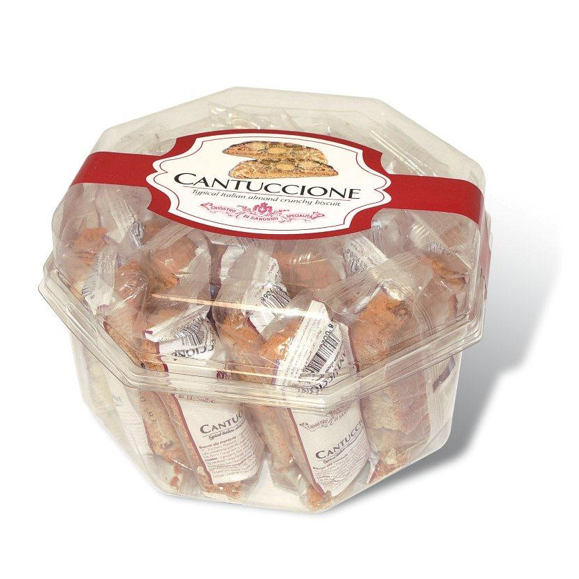 Cantuccione with almonds (15%)biscuits tasty snack/ dessert/Confectionary/ chocolate filling Bakery,