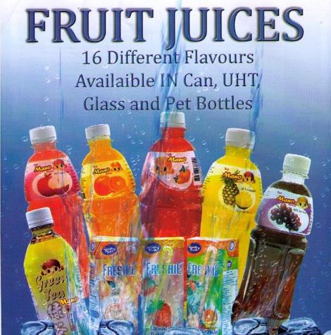 Supply fruit drink juice 250ml Sleek Can- 330ml Can PET Bottle