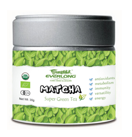 USDA Certified Organic Tea Matcha 100g with Private Label