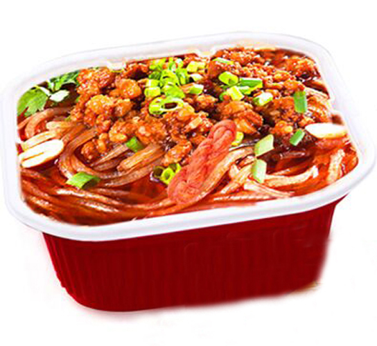 Chinese hot pot spicy noodle heating convenient food fast food