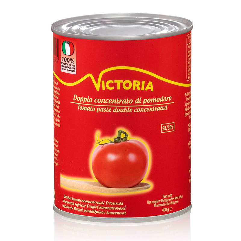 Double Concentrated Tomato Paste 28/30% Victoria Tin 400g