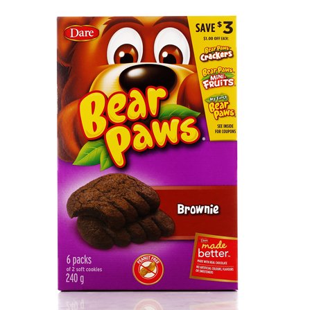Brave bear brownie cake
