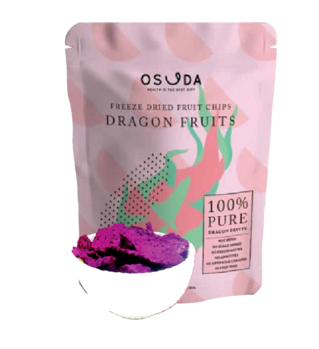 Freeze Dried Fruit Chips Dragon Fruits Flavour 